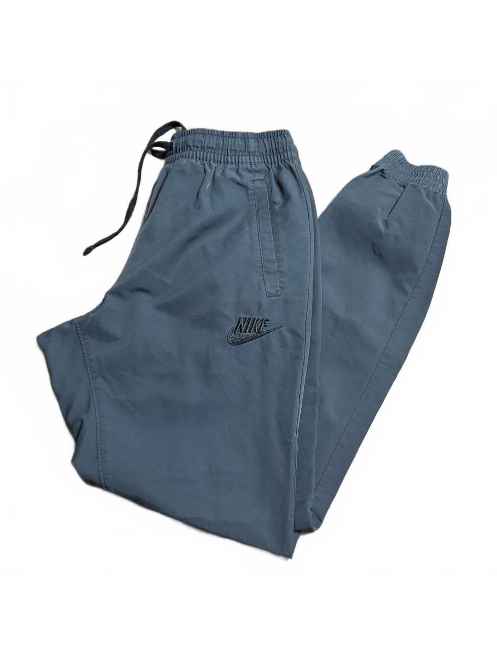 Nike Sportswear Mens Player Woven Jogger Pants M Black Gray 804325-010 Athletic